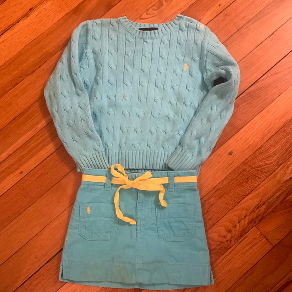 Little Girl 4T Ralph Lauren coordinating set